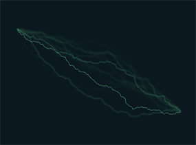 Canvas绘制闪电动画特效